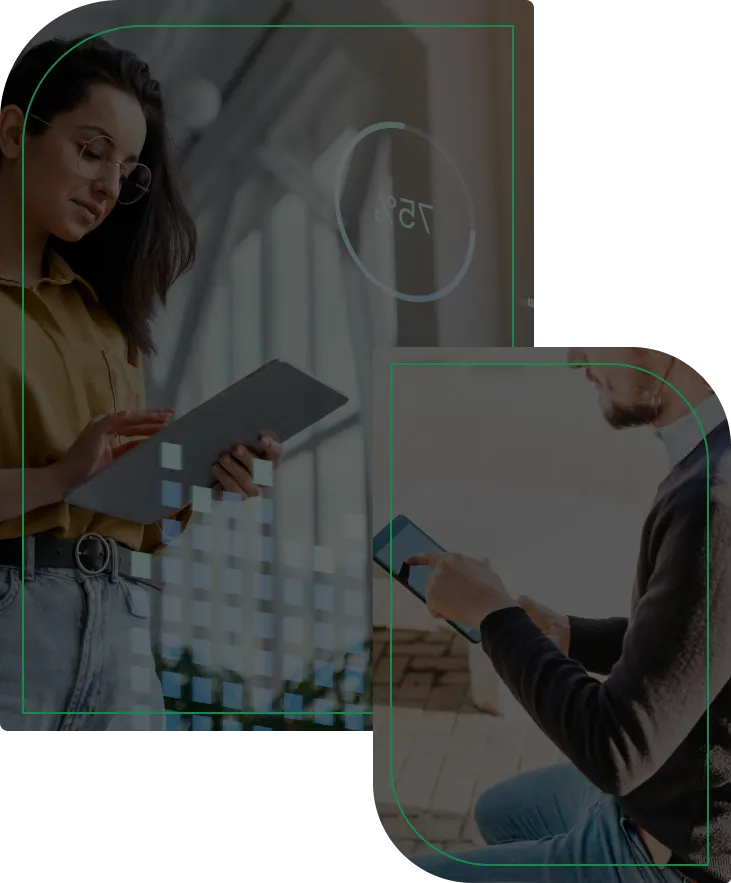 Pessoas usando o PMS